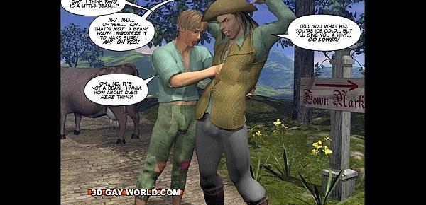  JACK AND THE BEANSTALK Gay Comic Version by 3D Gay World